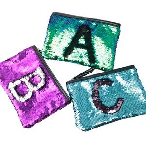 Sequins party purse reversible mermaid cosmetic bags