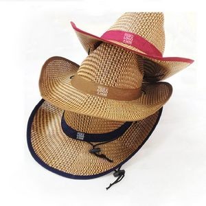 Adult western straw cowboy hat