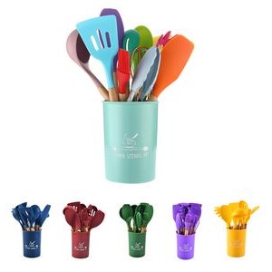 11 piece Silicone Kitchen Cooking Utensil Tool Set