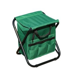 Outdoor Folding Cooler Chair Insulated Stool Carrying Bag Chair Leisure Fishing Chair Bag