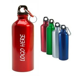 Aluminum Sports Bottle with Carabiner