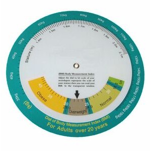 Body Mass Index Wheel