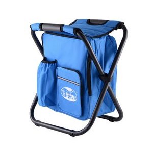 Portable Folding Insulated Bag Leisure Fishing Seat Backpack Cooler Chair