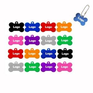 Bone Shape Pet ID Tags For Dogs And Cats