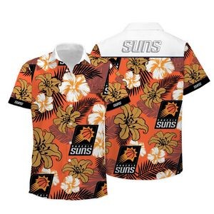 Full color tropical print shirt