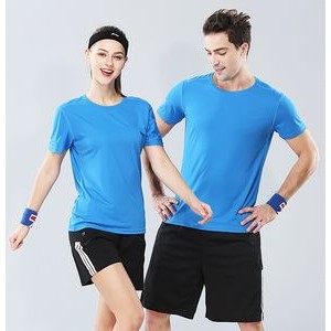 Sports Running Workout Quick Dry Polyester T-Shirts