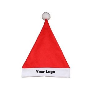 Christmas Hat Traditional Red & White Santa Claus' Cap Xmas Hat