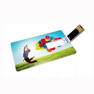 8GB USB Flash Drives Credit Card Bank Card Shape Memory Card