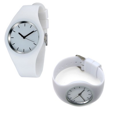 Sports Unisex Watch With Silicone Strap
