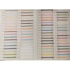 String color chart