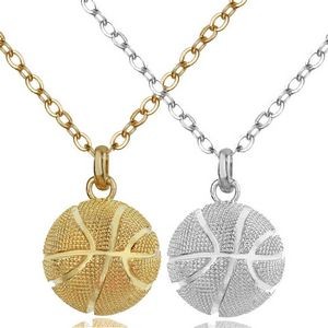 Basketball Charm Necklace