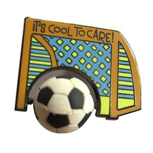 Spining Soccer Ball Pin