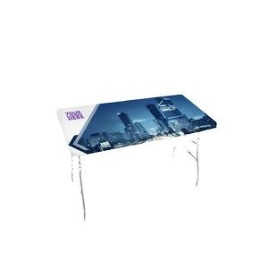 4' Stretch Table Top Cover - Fully Printed