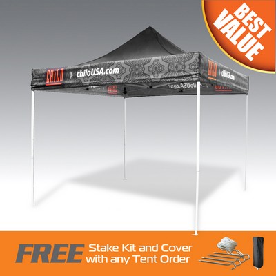 Best Deal 10'x10' Digitally Printed Pop Up Tent W/Fast Production