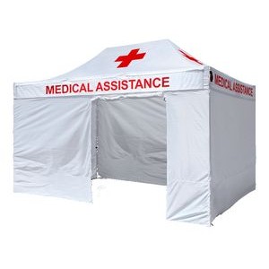 10'x15' Emergency First Responder Pop Up Tent Kit W/Fast Production