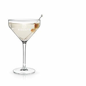 Raye Angled Crystal Martini Glasses by Viski®