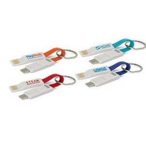 3-in-1 Mini Magnetic Key Ring Charging Cable
