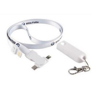 3-in-1 Smart Lanyard & Charging Cable