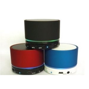 Bluetooth Speaker w/LED Fashion Lights & FM Radio