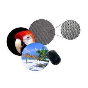 Full Color (4CP) - Round Microfiber Mouse Pad (8