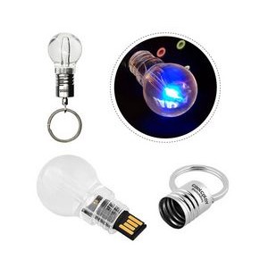 4GB LED Lightbulb USB Flashdrive w/ Keyring