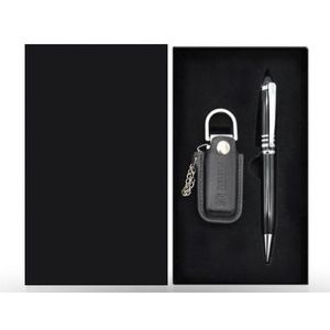 Pen and USB drive in attractive gift box
