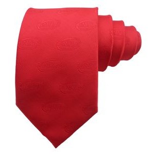 Polyester woven custom color tie with no logo