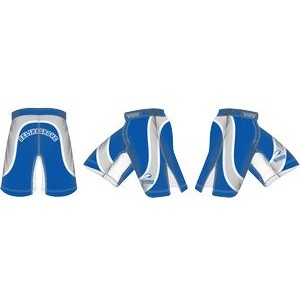 MMA fight shorts full sublimated with Velcro closure Youth size