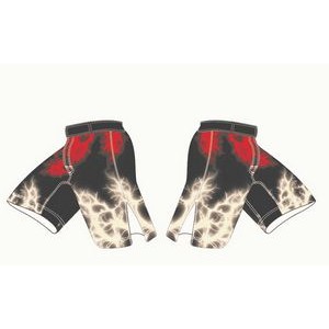 MMA fight shorts full sublimated with elastic waist adult size