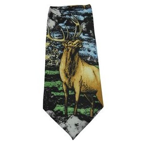 Polyester Clip On Custom Digitally Printed Adult Neck Tie