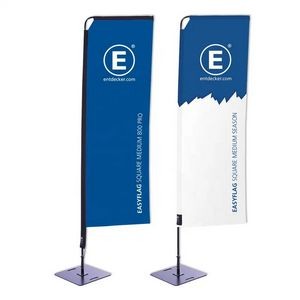 9 foot Double sided Square Flag