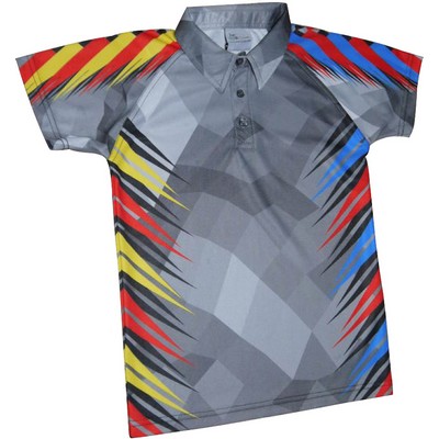Fully Sublimated Men's Adult polo shirt