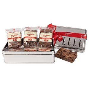 Mrs. Fields® Double Chocolate Fudge Brownie Tin- 6 pack