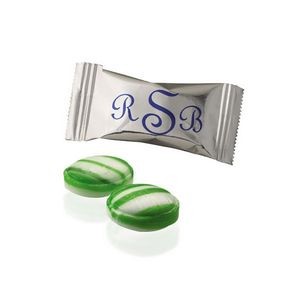 Individually Wrapped Green Striped Spearmint Flavor-Burst® Candy