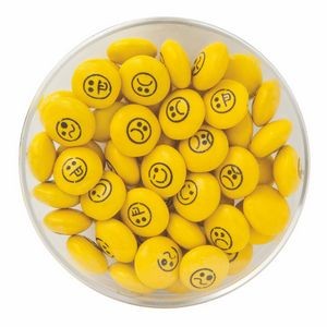 Small Round Acrylic w/Chocolate Button Emojis