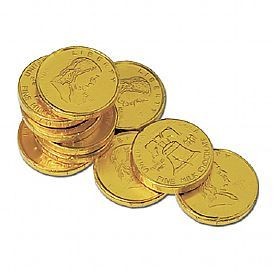 Stock Franklin & Liberty Chocolate Coins
