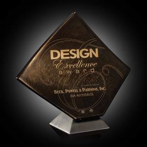Solitare Award - Metallic Gold 12½"