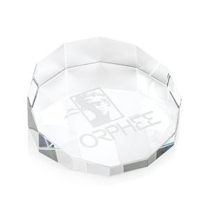 Cloverdale Paperweight - Optical 3-1/8"