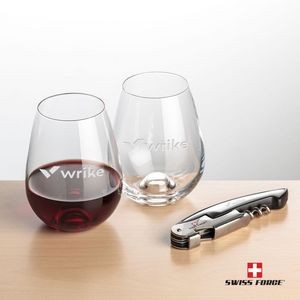 Swiss Force® Opener & 2 Edderton Wine - Silver