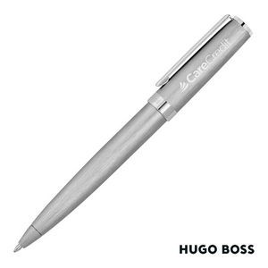 Hugo Boss® Gear Brushed Ballpoint Pen - Chrome