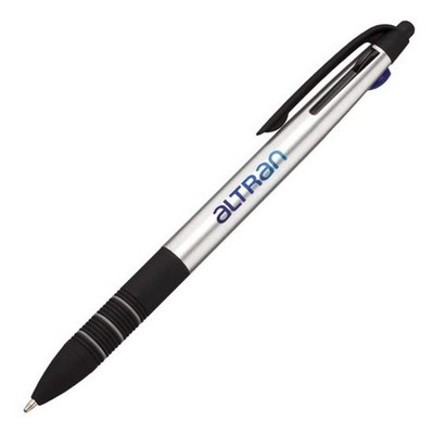 Pilott 3 Color Pen/Stylus - Silver