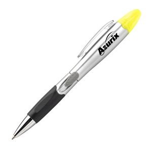 Silver Champion Pen/Highlighter - Black