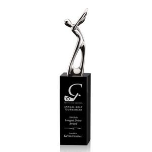 Peale Golf Award - Chrome/Black 10½"