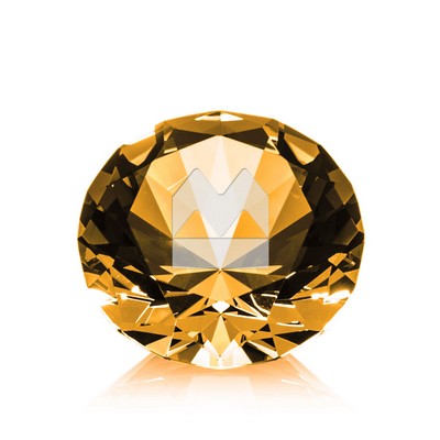 Optical Gemstone - 2" Amber