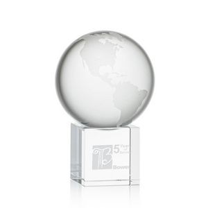 Globe on Cube - Optical 3-1/8" Diameter