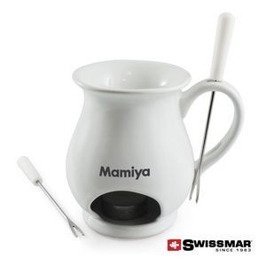 Swissmar® Indulge 4pc Chocolate Fondue Set - White