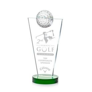 Slough Golf Award - Starfire/Green 8½"