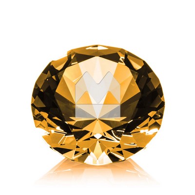 Optical Gemstone - 2-3/8" Amber