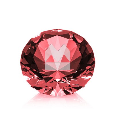 Optical Gemstone - 2" Ruby
