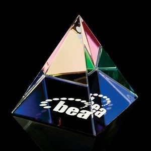 Colored Pyramid - Optical 2½"x2½"